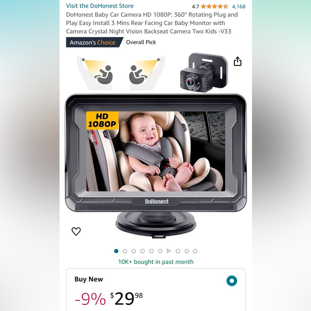Infant Car Camera